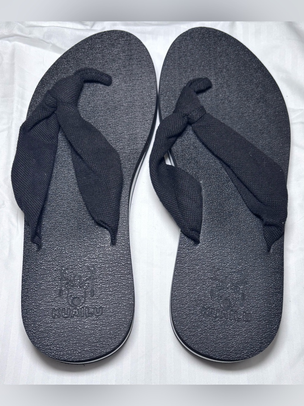 Kuailu Flip Flops for Women w/ Arch Support Yoga Mat Comfort Size 8